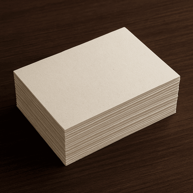 Scene: Blank business card