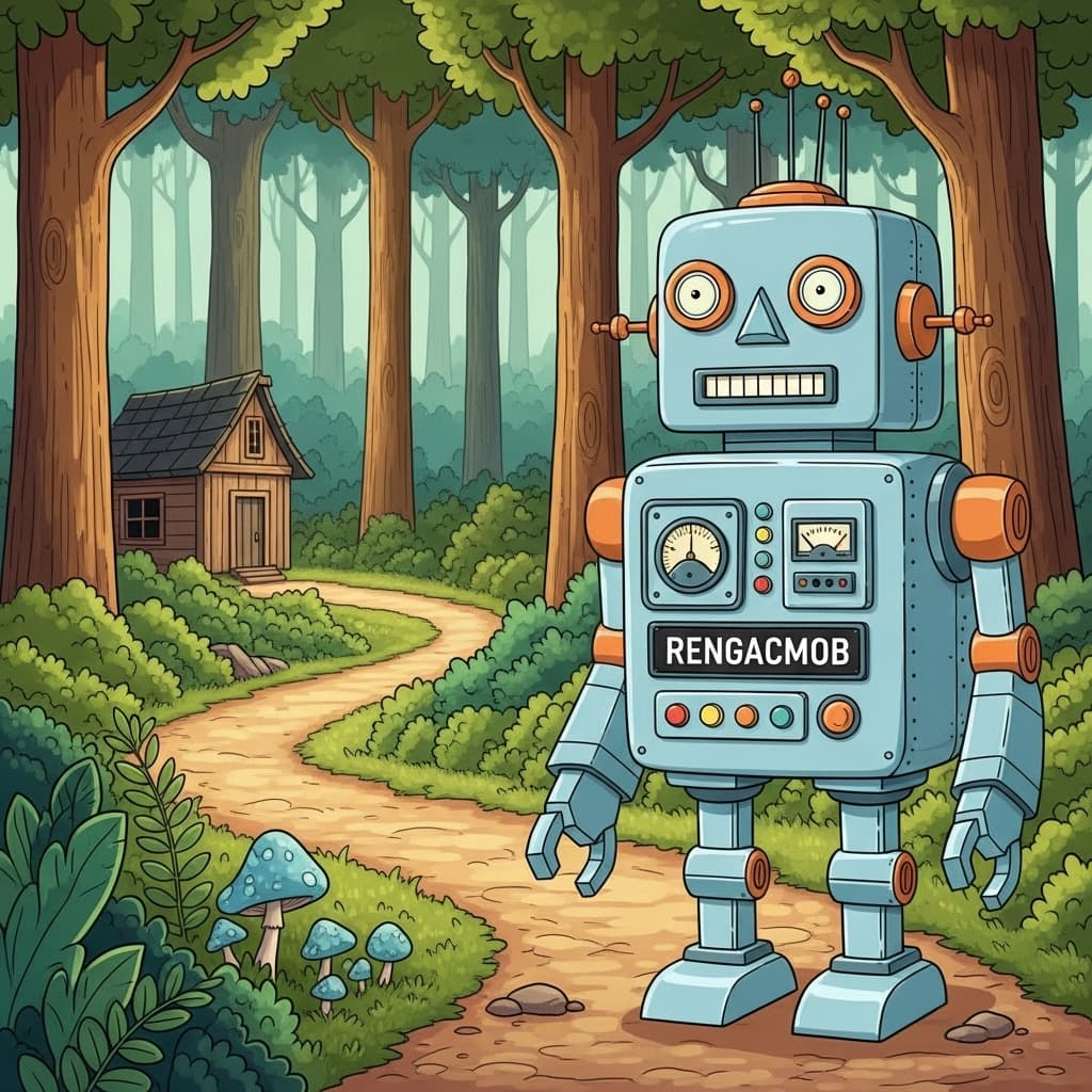 Retro Robot's Forest Adventure